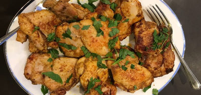 Easy mixed spice chicken thighs