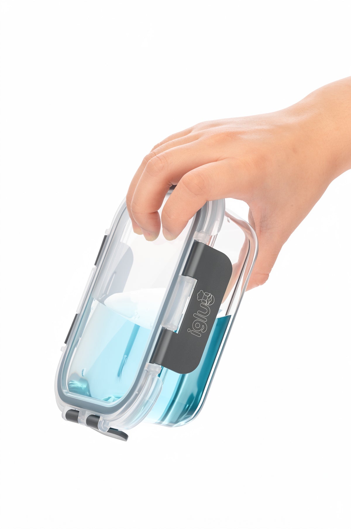 Rechteckige Glasbehälter zur Lebensmittelaufbewahrung – 370 ml – 5er-Pack